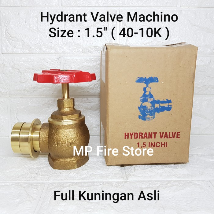 Jual Kran Hidran Hydrant Valve Pemadam Zeki 1 5 Inch Full Kuningan