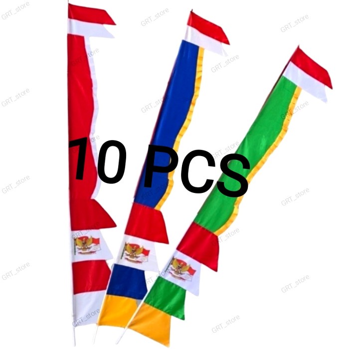 Jual Bendera Umbul Umbul Rempel Garuda Kuda Laut Pcs Shopee