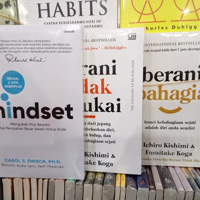 Jual Buku Mindset Berani Tidak Disukai Dan Berani Bahagia Shopee