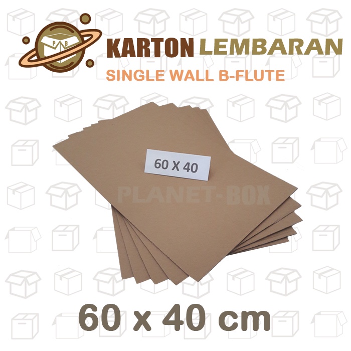 Jual Min Order 10 Pcs Dus Karton Lembaran Ukuran 60 X 40 CM Shopee