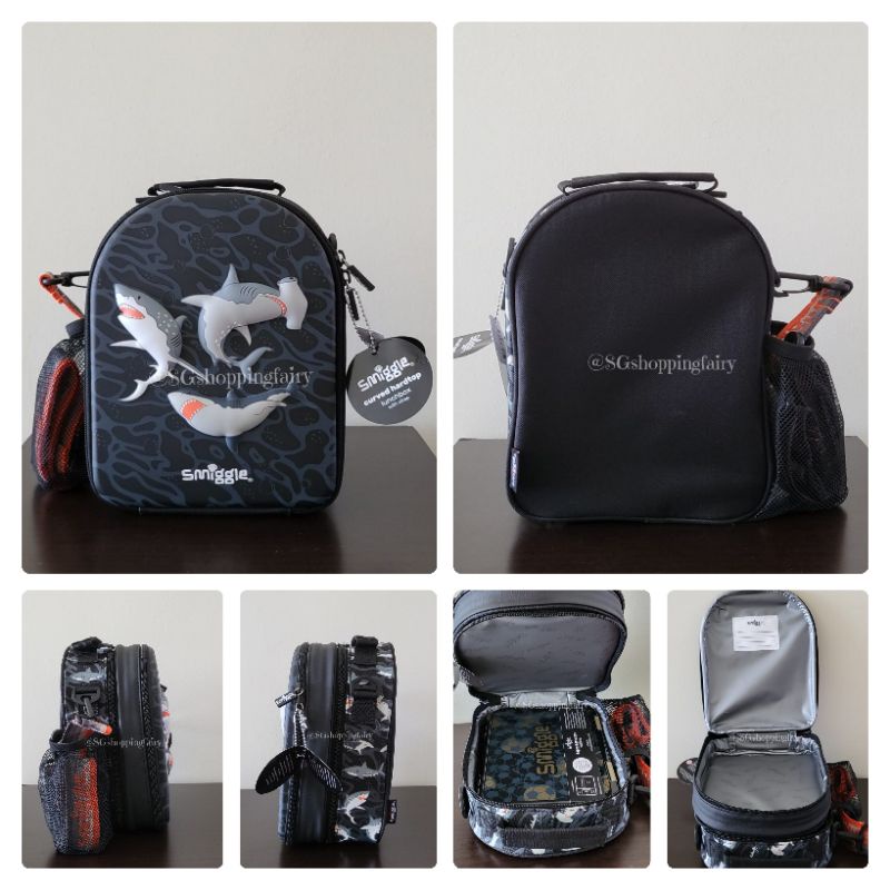 Jual READY STOCK Smiggle Drift Curve BLACK Hardtop Lunchbox With