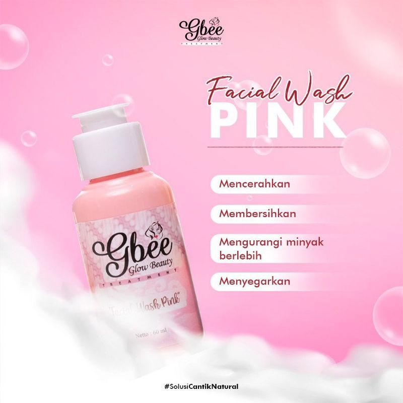 Jual Facialwash Pink Cuci Muka Gbee Glow Beauty Ml Terlaris