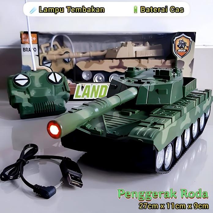 Jual Viral Rc War Tank Militer Remote Control Tembak Peluru Plastik