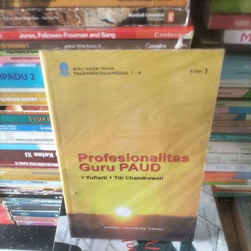 Jual Buku Profesionalitas Guru Paud By Ut Shopee Indonesia