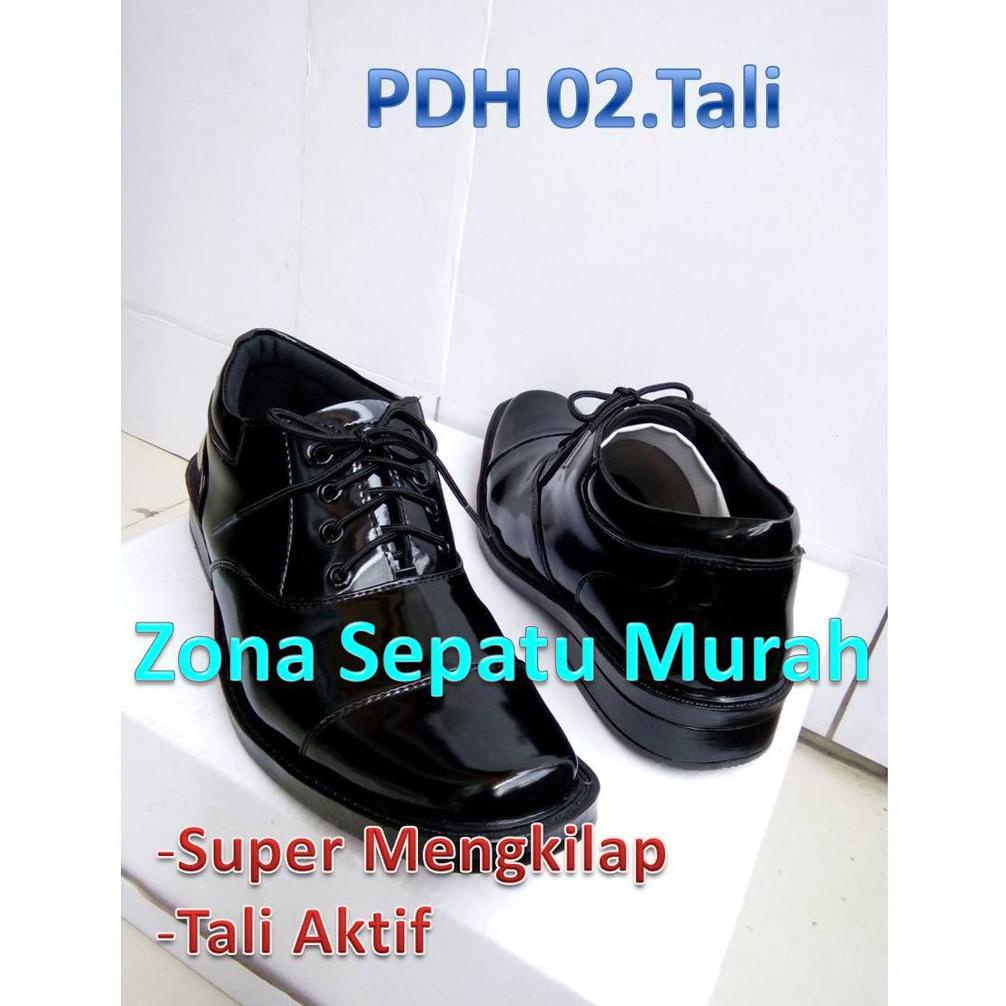 Jual ASA133 Sepatu Pdh Mengkilap Seri R02 Tali Standar TNI Polri Model