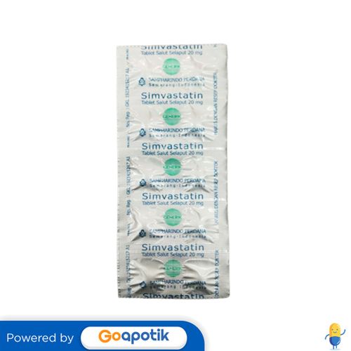 Jual Simvastatin Sampharindo Mg Strip Tablet Shopee Indonesia