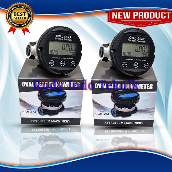 Jual Flow Meter Ogm 25E Flow Meter Digital Ogm Oval Gear Meter