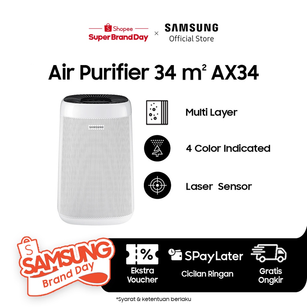 Jual Samsung Air Purifier Ax R Ww Shopee Indonesia