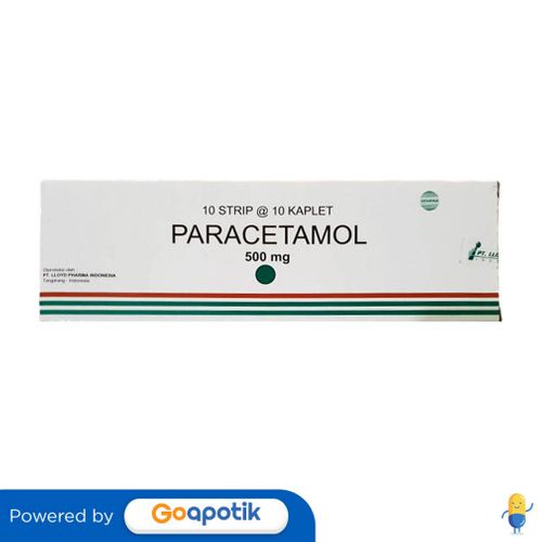 Jual Paracetamol Lloyd Mg Box Kaplet Shopee Indonesia