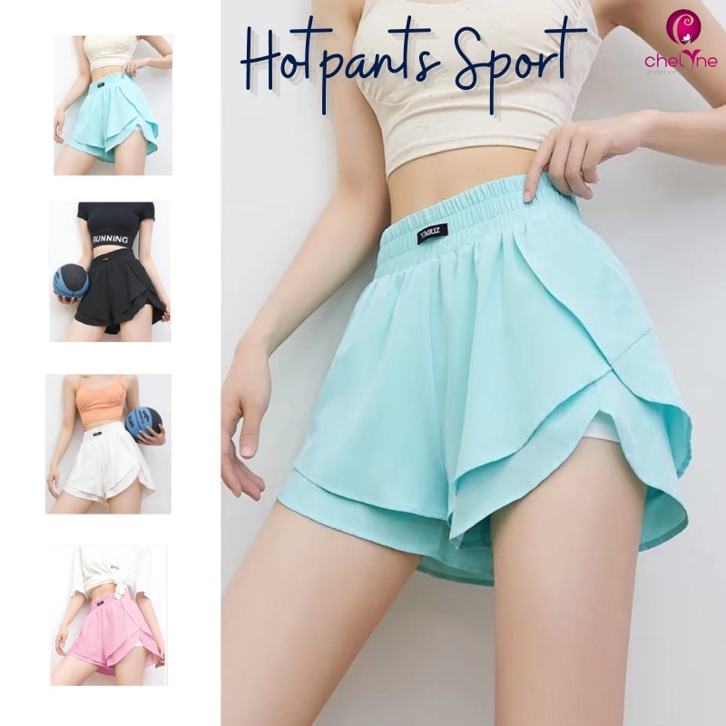 Jual Chelyne Hotpants Sport Tl Shortpants Celana Pendek Olahraga