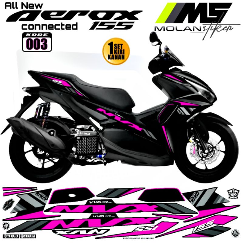 Jual Decal Sticker Striping Variasi Aerox New NVX 155 All New Aerox 155