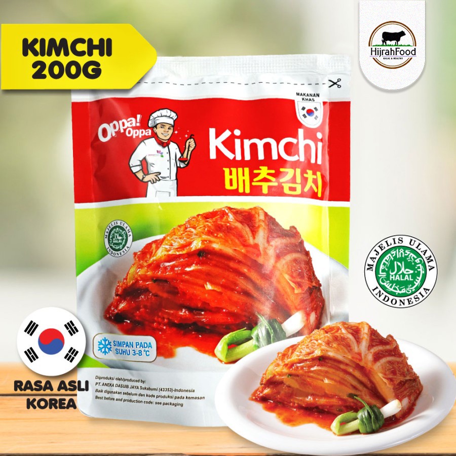 Jual Oppa Oppa Kimchi Sawi Fresh Khas Korea Halal Oppa Cabbage Qty