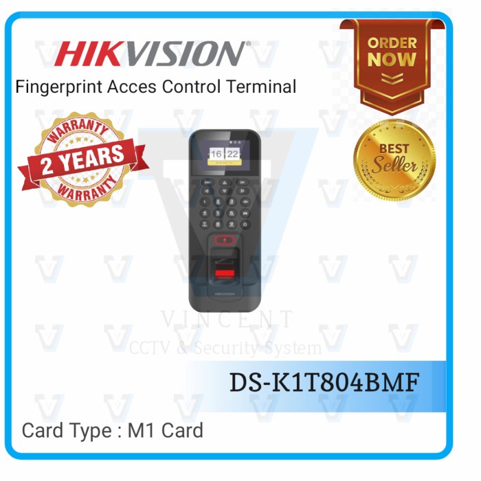 Jual Hikvision Fingerprint Acces Control Terminal Ds K T Bmf Shopee