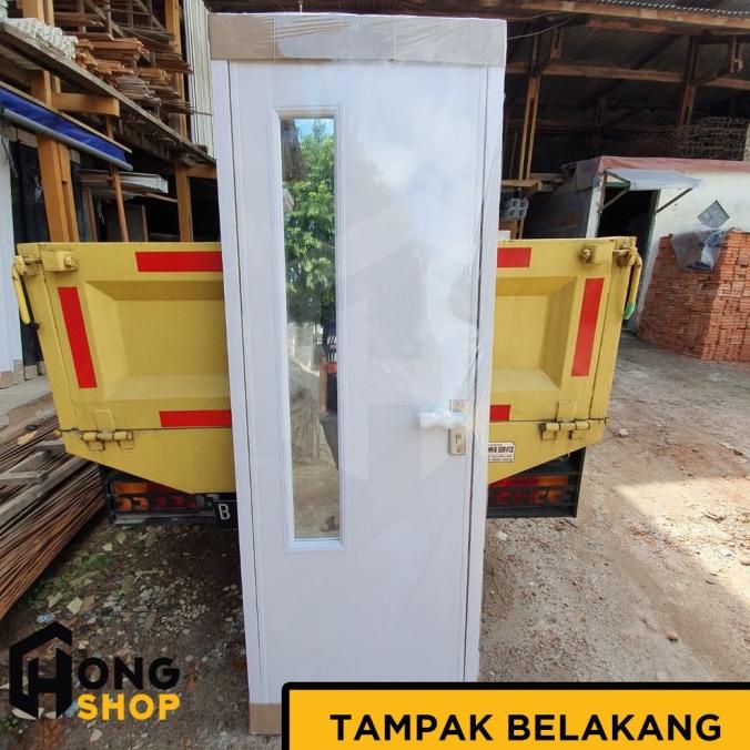 Jual Pintu Kamar Mandi Pvc Tebal Cermin Motif Lm Kunci Engkol