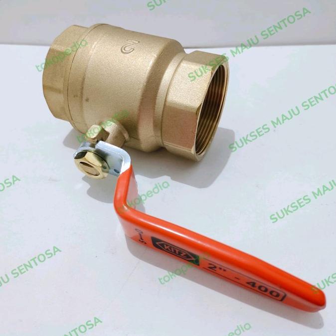 Jual Ball Valve Kuningan Kitz Stop Kran Kuningan Inch Shopee