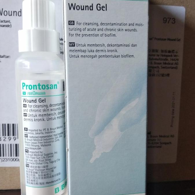 Jual Prontosan Wound Gel 30ml Bbraun Obat Luka Shopee Indonesia