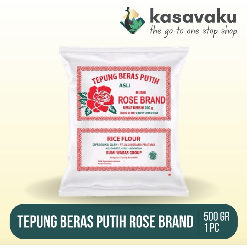 Jual Tepung Beras Putih Rose Brand 500 G Shopee Indonesia