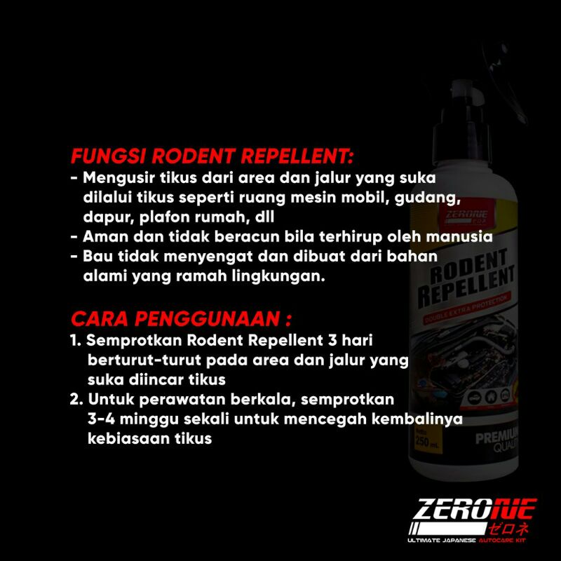 Jual Zerone Rodent Repellent Gusir Tikus Ml Gusir Anti Tikus Dan