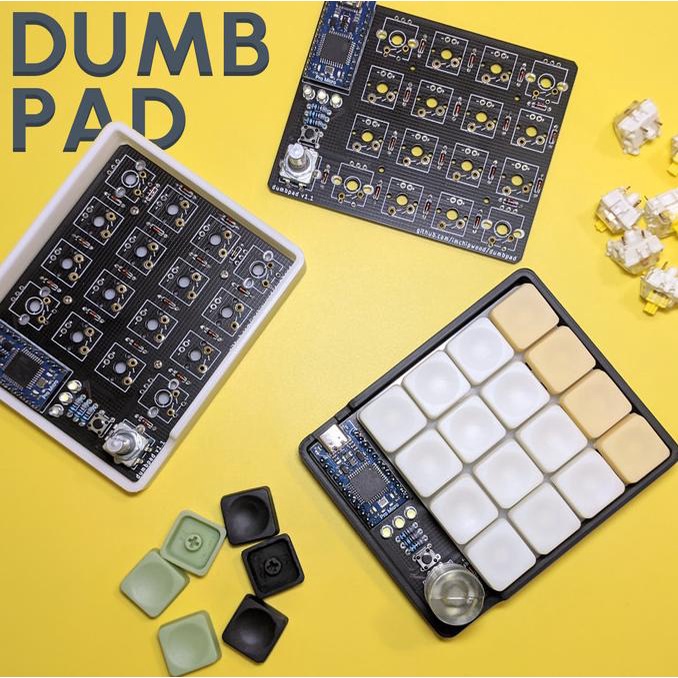 Jual Dumbpad Hotswap Usb C Mechanical Macropad Numpad Keyboard Kit Qmk