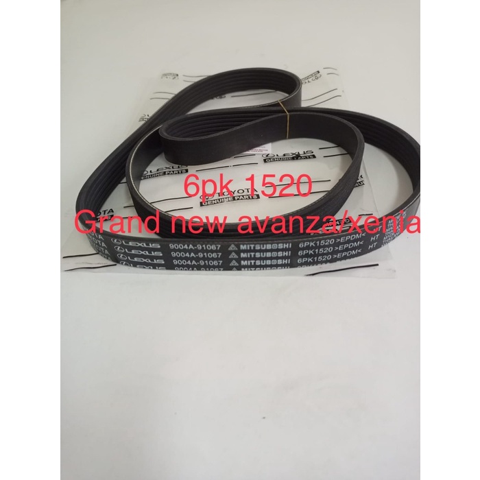 Jual Fan Belt Van Belt V Belt 6Pk 1520 Tali Kipas Grand New Avanza