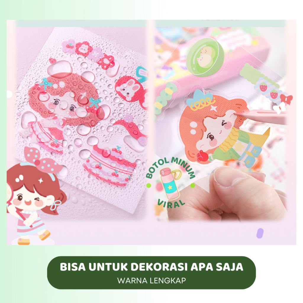 Jual Sticker 100 Pcs Momo Cute Aesthetic Box Terbaru Stiker Deco Korea