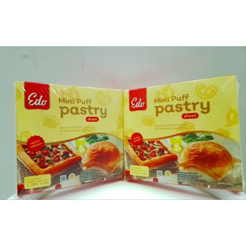 Jual Edo Mini Puff Pastry Sheet 375g Shopee Indonesia