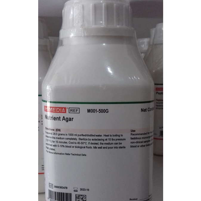 Jual Media Mikro Nutrient Agar 500g Shopee Indonesia