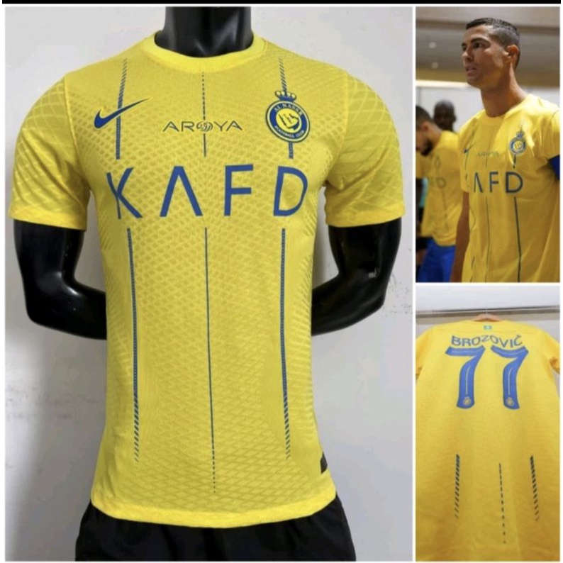 Jual Jersey Bola Grade Ori Player Issue PI Al Nassr Home 2023 2024