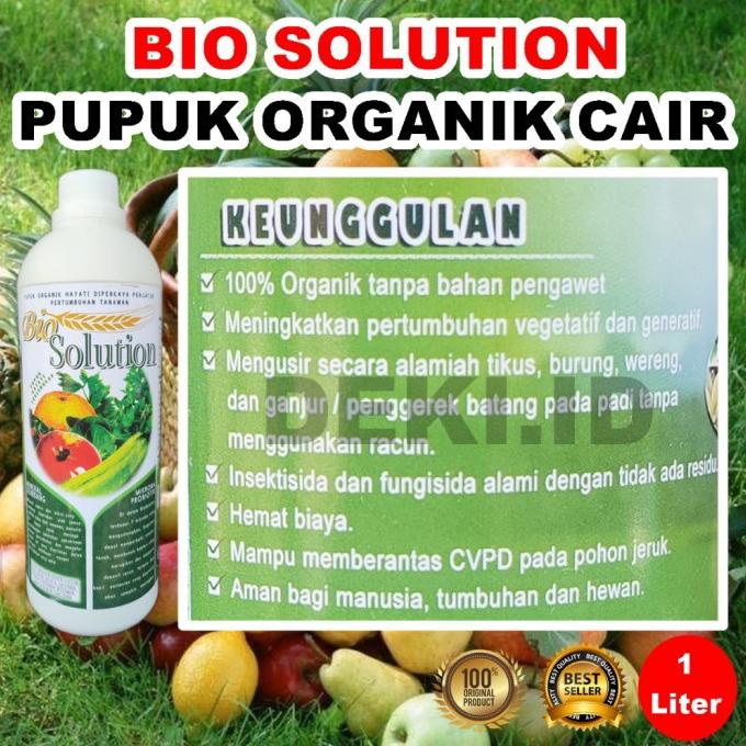 Jual Bio Solution L Pupuk Organik Cair Poc Asam Amino Tanaman