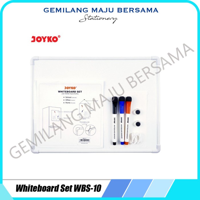 Jual Whiteboard Set Papan Tulis Joyko Wbs Set Spidol Magnet