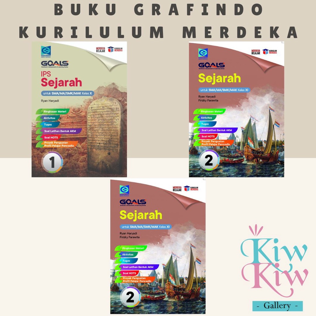 Jual Buku GOALS Sejarah Kelas 10 11 12 SMA MA Kurikulum Merdeka