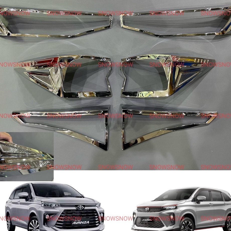 Jual Dne Garnish Lampu Depan Belakang Avanza Xenia