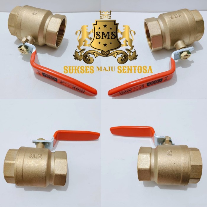 Jual BALL VALVE KUNINGAN KITZ 1 STOP KRAN KUNINGAN 1 INCH Shopee