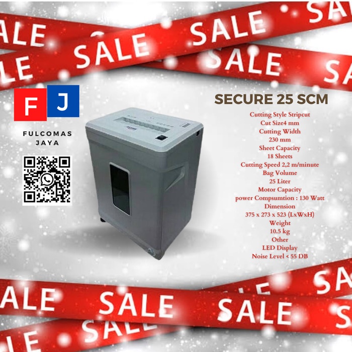 Jual Katlen Secure Maxi Scm Penghancur Kertas Paper Shredder