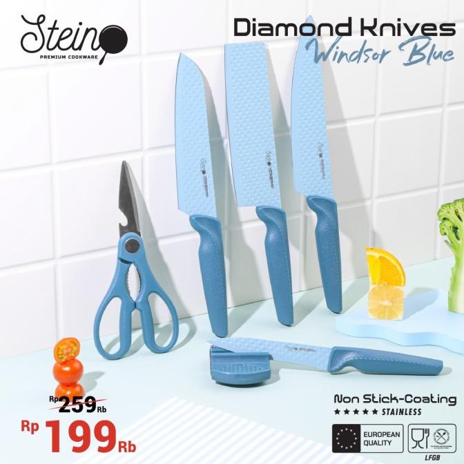 Jual Stein Steincookware Pisau Diamond Knives Set In Pisau Dapur Ok