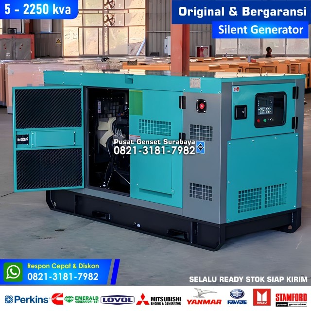 Jual Harga Genset Silent Kva Perkins Cummins Isuzu Emerald