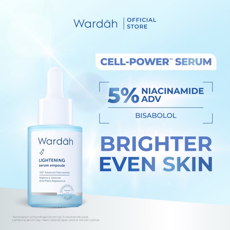 Jual Wardah Lightening Serum Ampoule Serum X Advanced Niacinamide