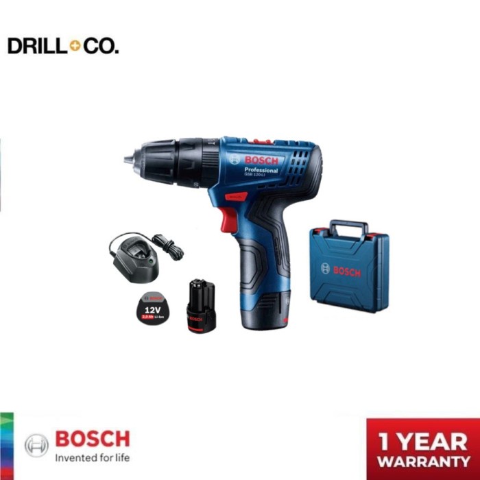 Jual Bosch Gsb Li Cordless Impact Drill Bor Tembok Baterai Li