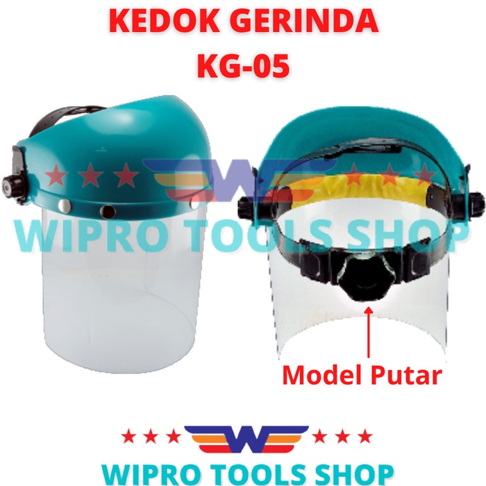 Jual Wipro Face Shield Topeng Helm Kedok Las Gerinda Kg Best