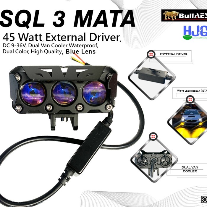 Jual Lampu Laser Sql Mata Hi Loo Watt Purple Lens Driver Eksternal