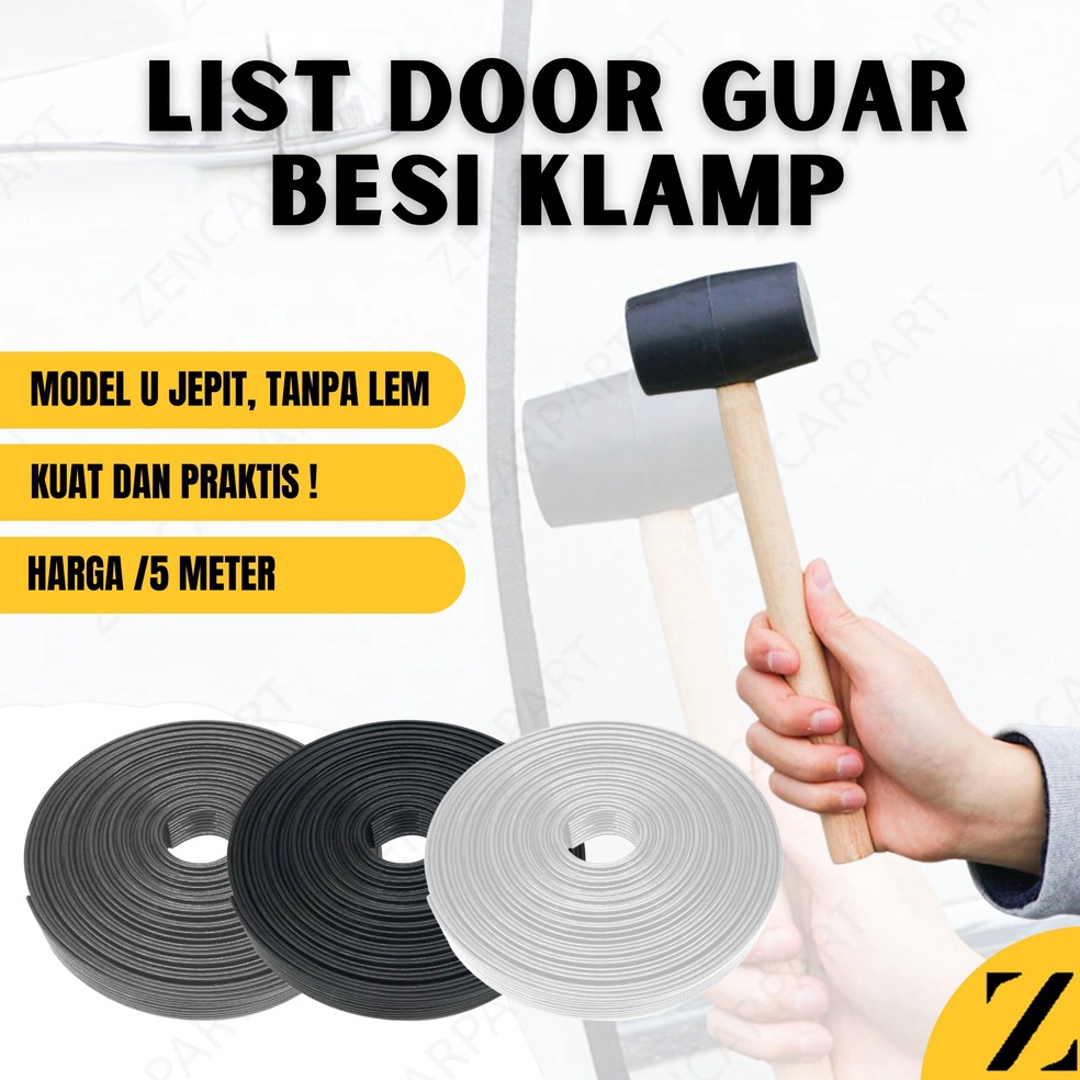 Jual ART W70A List Lis Karet Pengaman Peredam Pintu Mobil Dekorasi