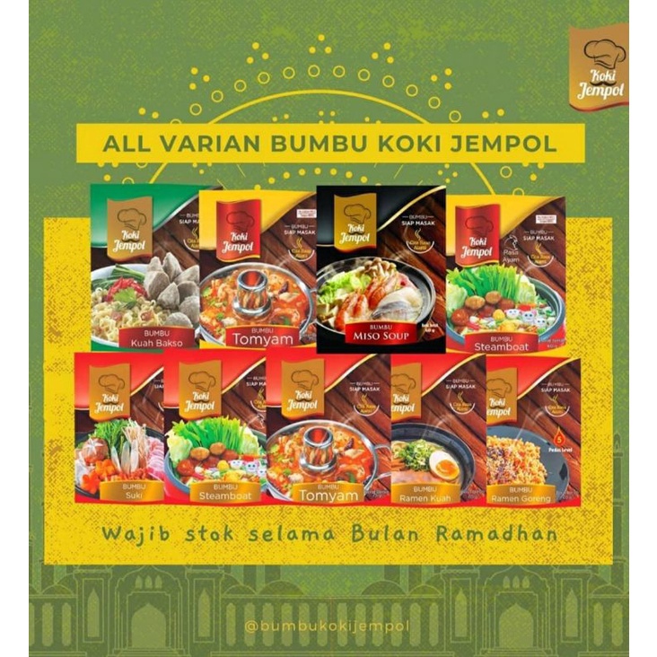 Jual Best Seller Bumbu Koki Jempol Steamboat Tomyam Suki Ramen Kuah