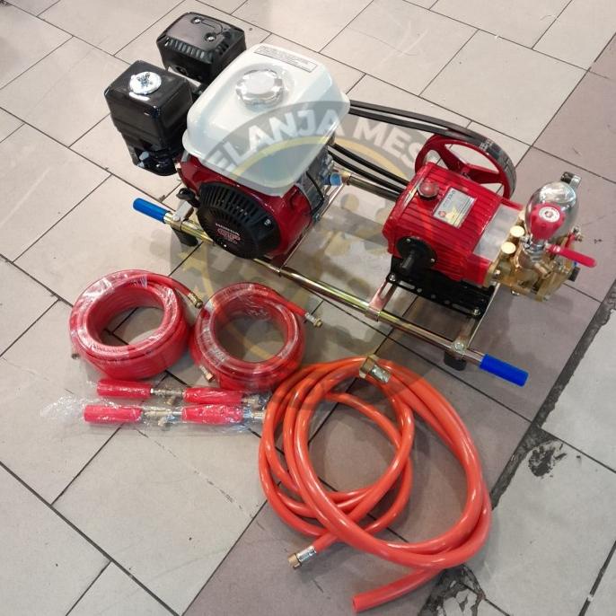 Jual Mesin Steam Power Sprayer Sanchin Engine Honda Komplit Selang