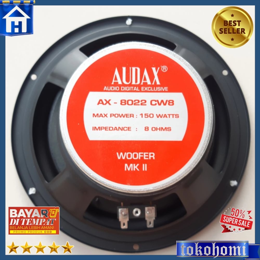 Jual Audax Speaker Inch Woofer Audax Ax Cw Watt