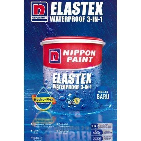 Jual Special Nippon Elastex Waterproofing Cat Tembok Beton Genteng