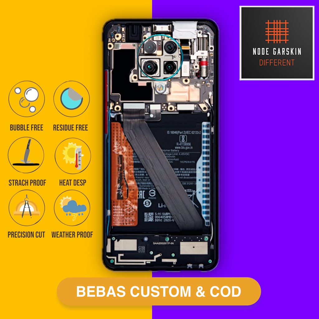 Jual Garskin Skin Poco F2 Pro Fullbody Atau Backonly Teardown Mesin