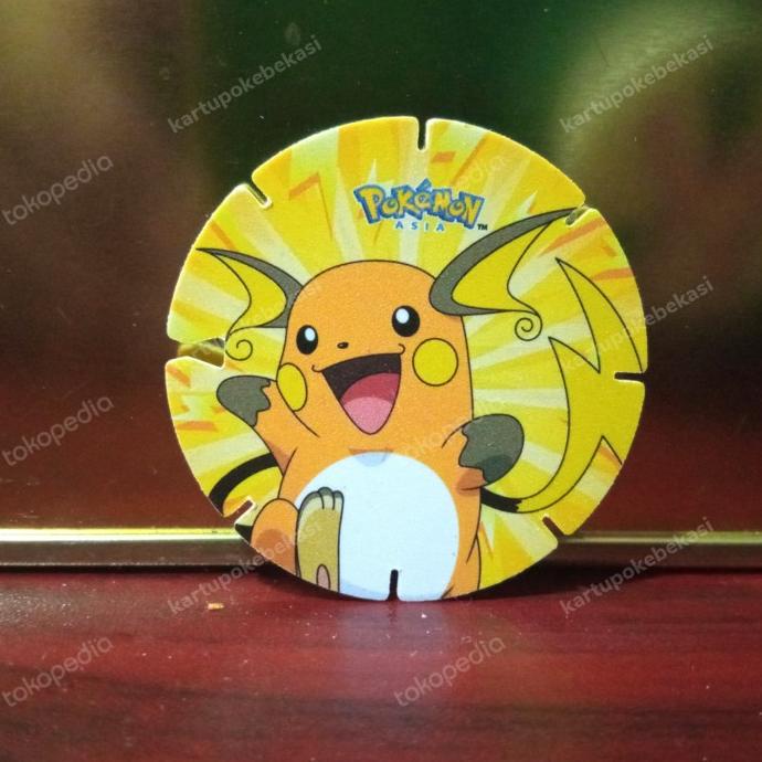 Jual Pokemon Coin Raichu Tazos Chiki Balls Pokemon Indonesia Shopee