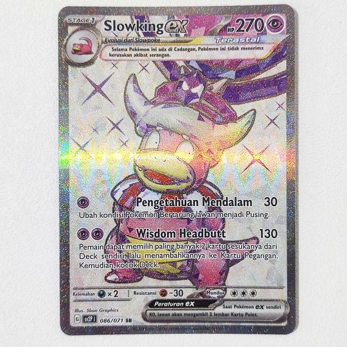 Jual Slowking Ex Sr Sv P Kartu Pokemon Indonesia Shopee