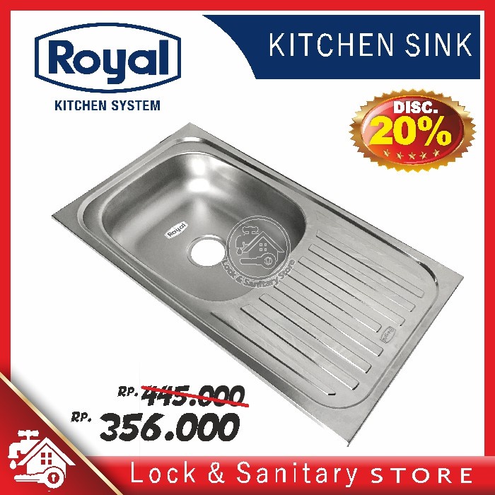 Jual Royal Kitchen Sink Sb Bak Cuci Piring Wastafel Dapur Body Only