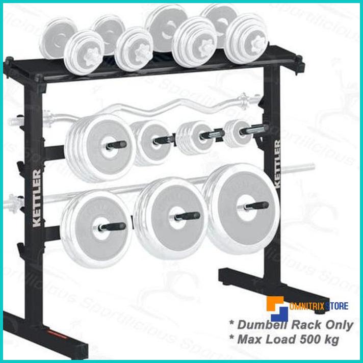 Jual Kettler Standing Dumbell Rack Dumbel Solid Bar Rak Fitness